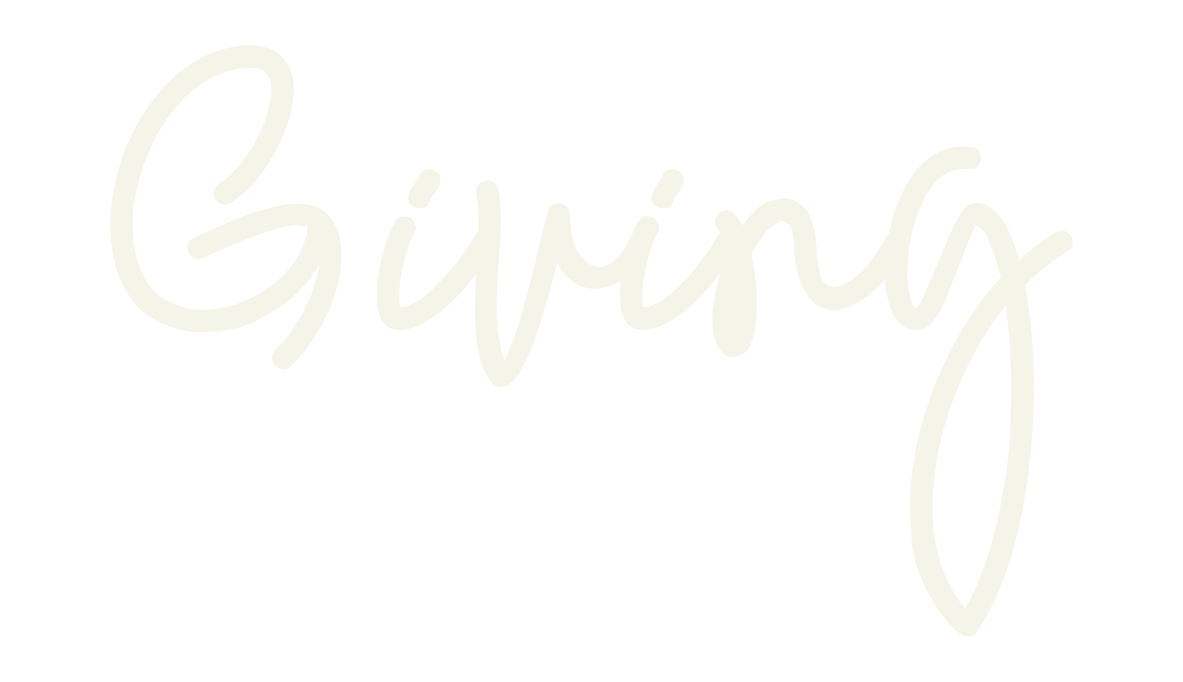 Giving, watermark font preview