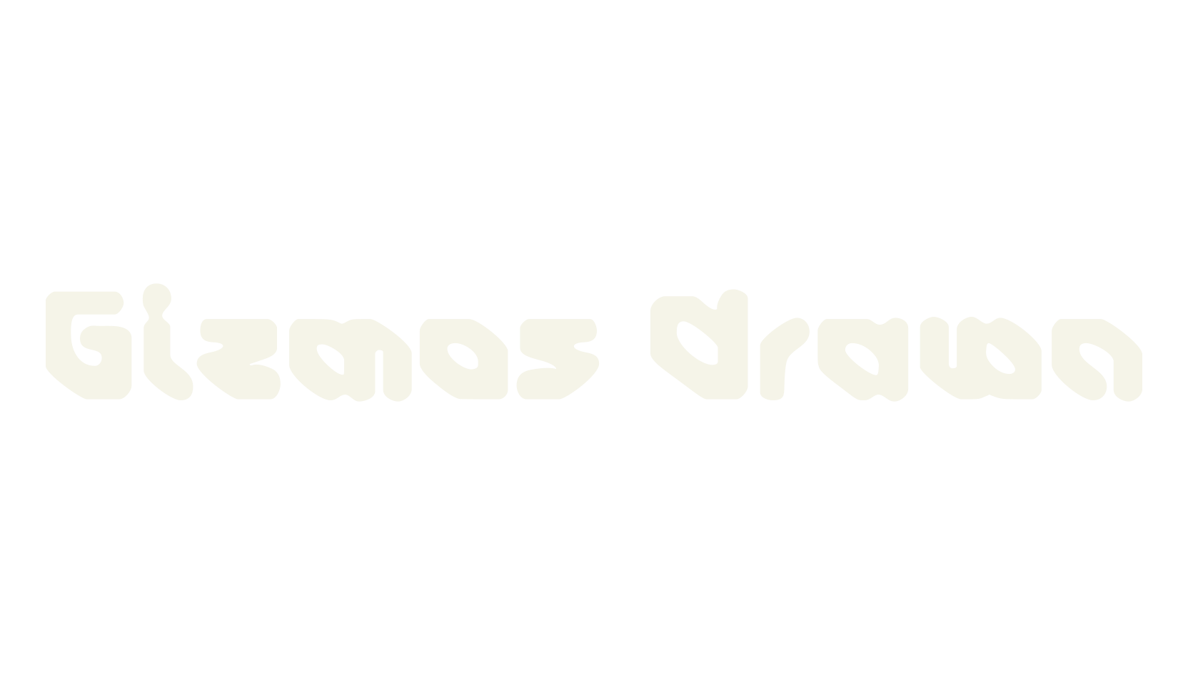 Gizmos Drawn, poster font preview