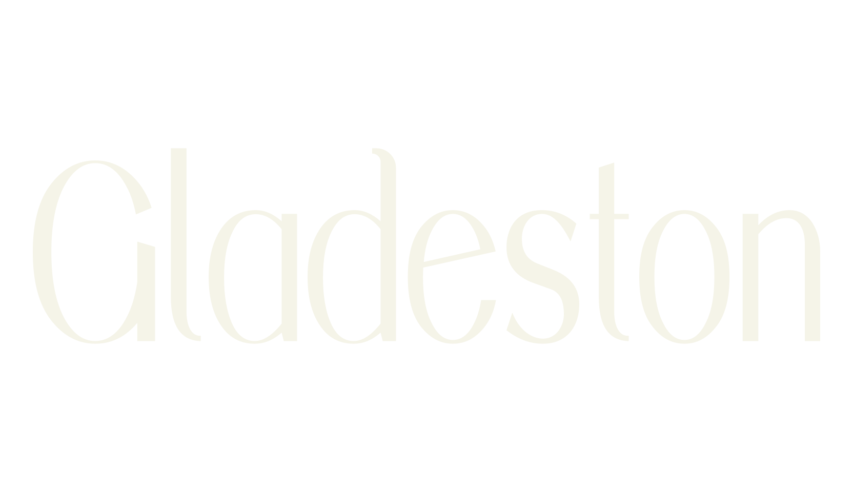 Gladeston, sans serif font preview