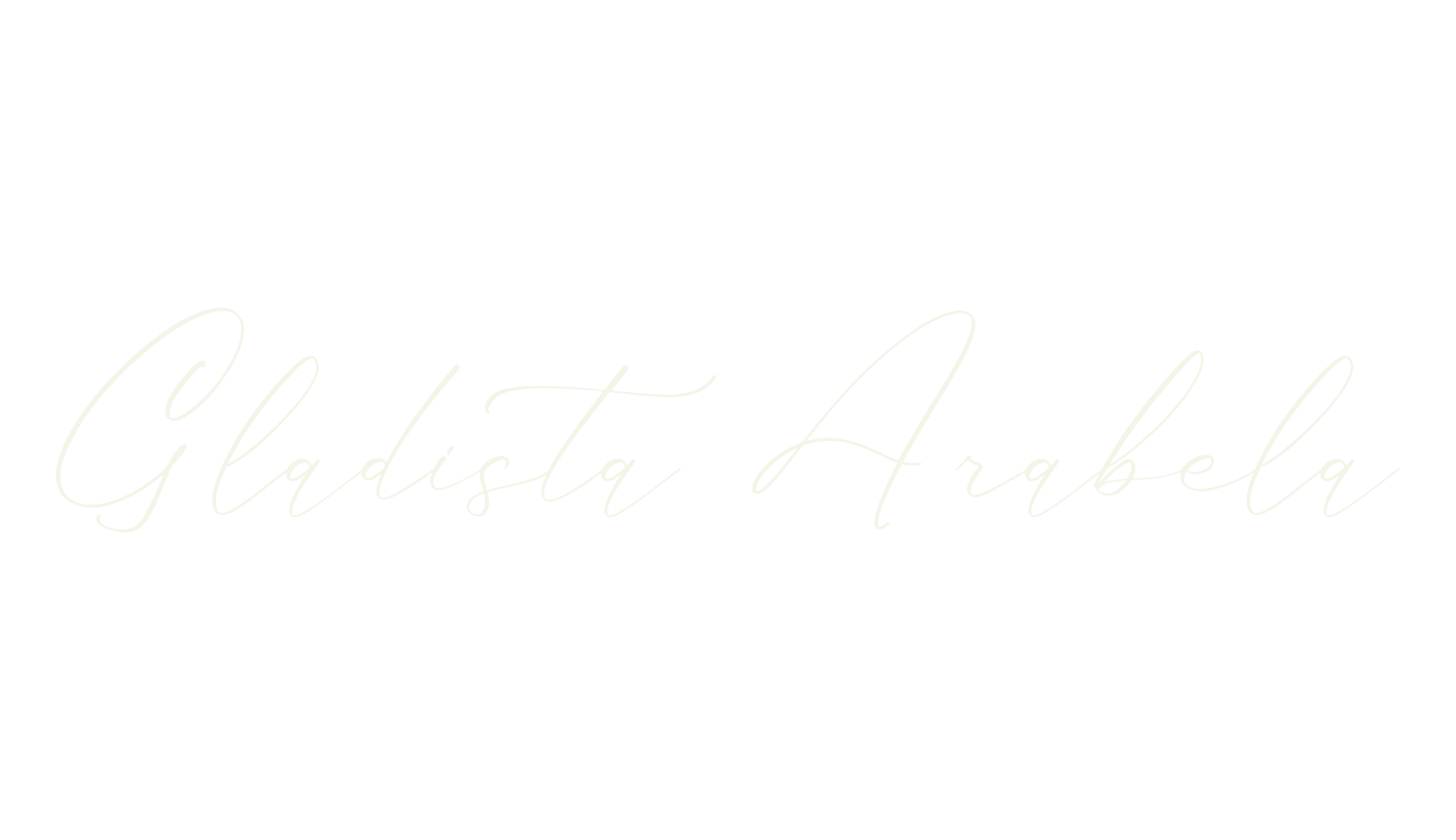Gladista Arabela, script font preview
