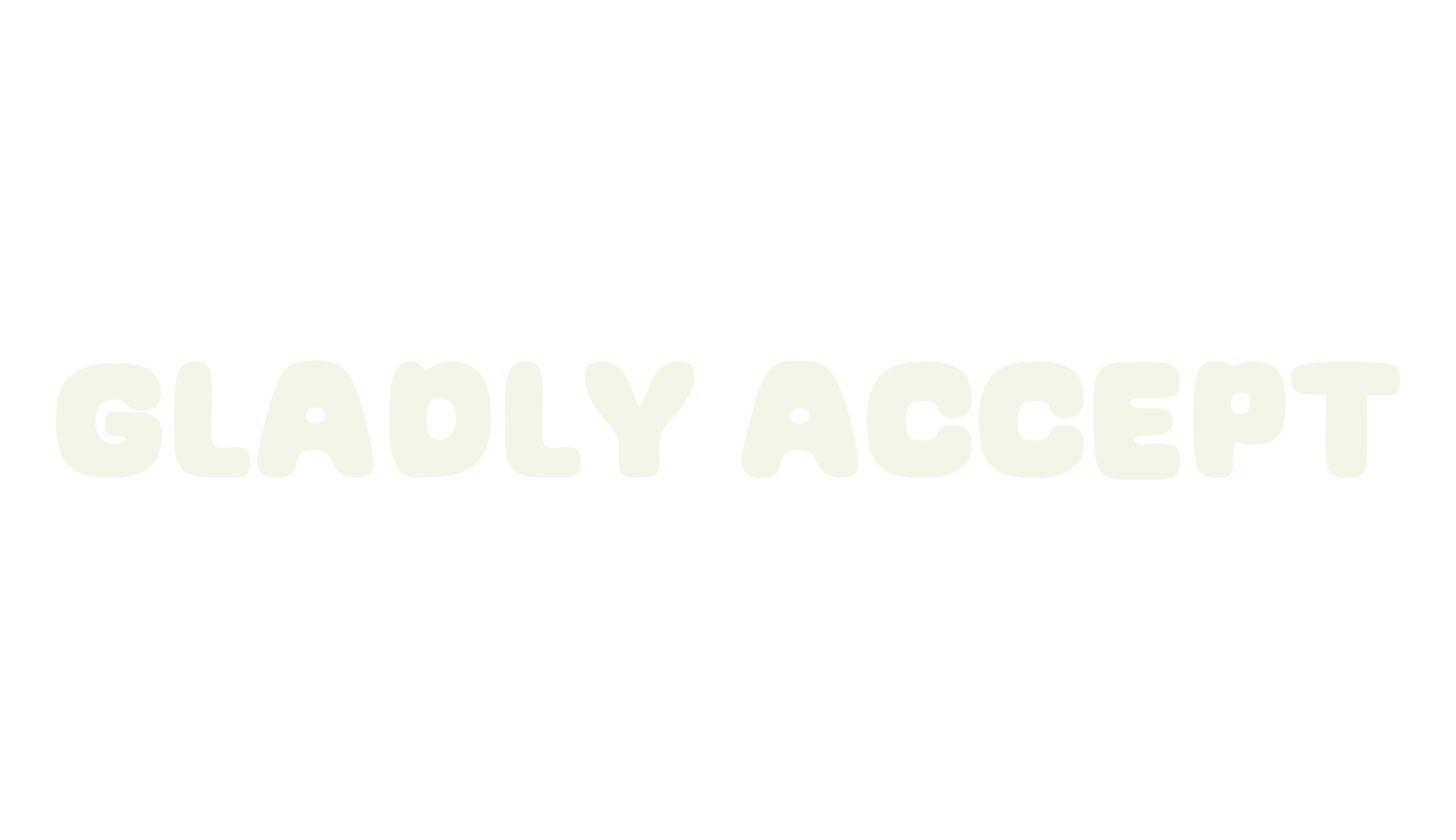 Gladly Accept, display market font preview
