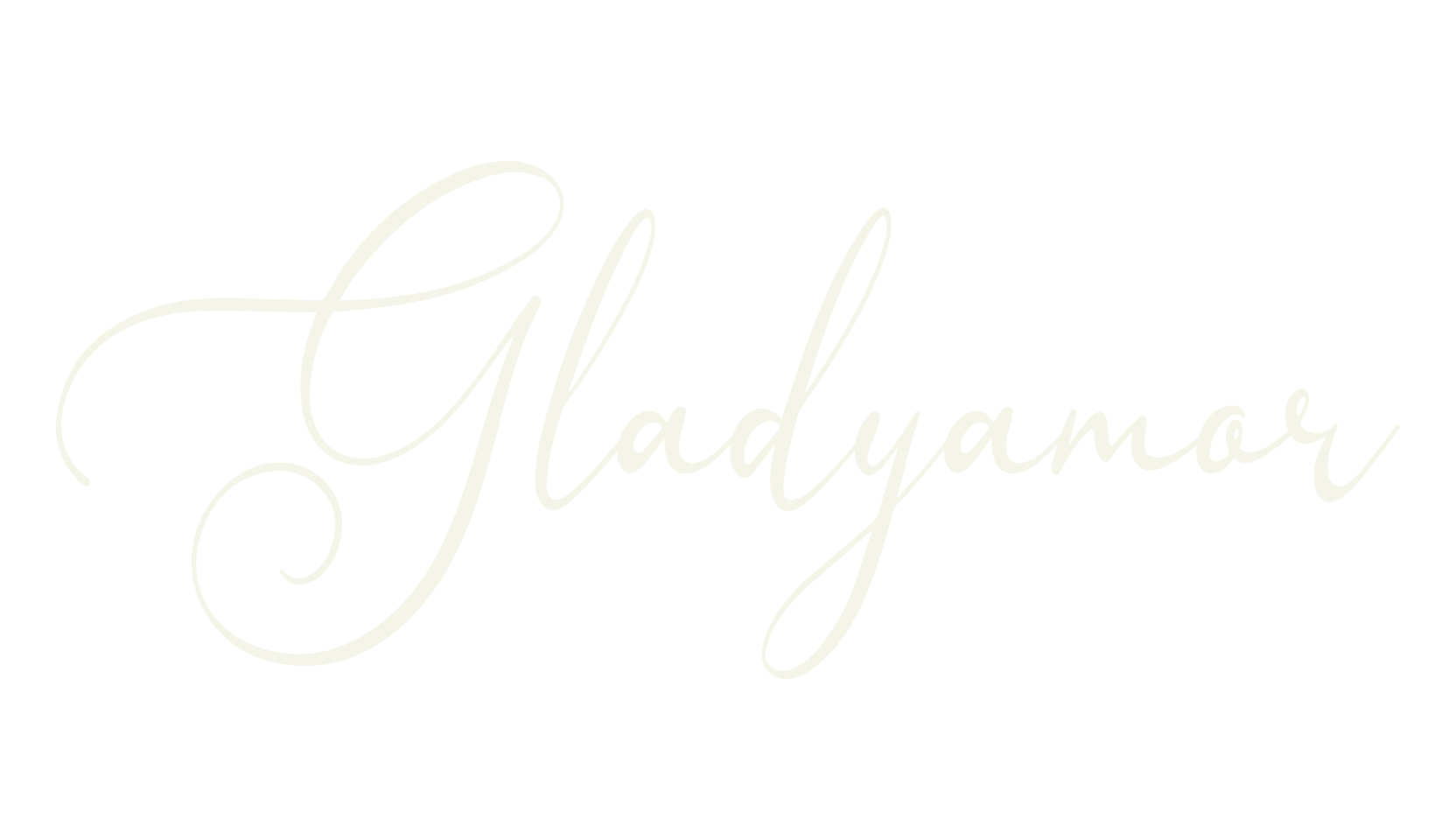 Gladyamor, calligraphy font preview