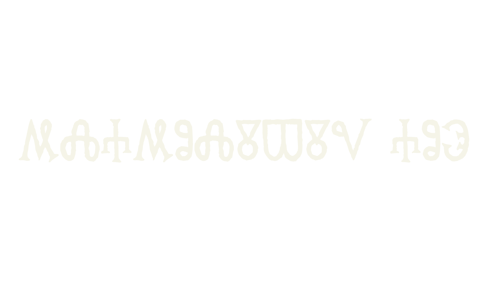 Glagolitic AOE, display market font preview