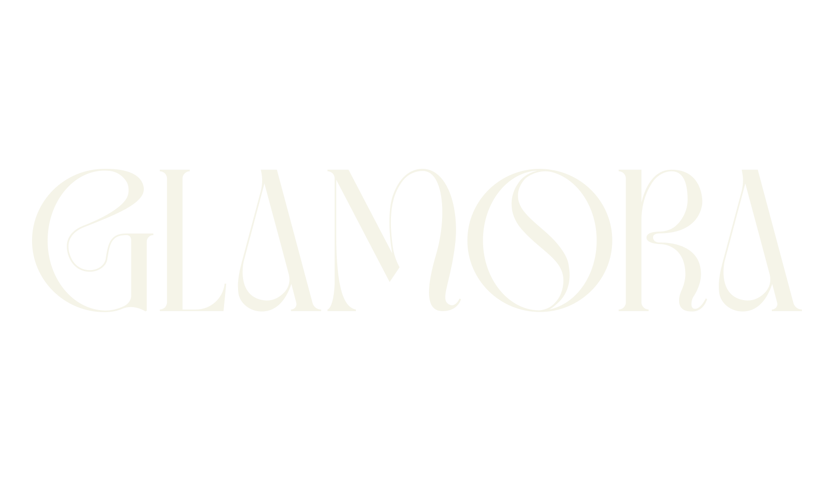 GLAMORA, serif font preview