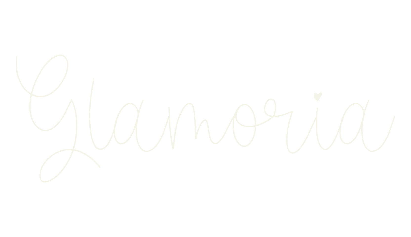 Glamoria, fashion script font preview