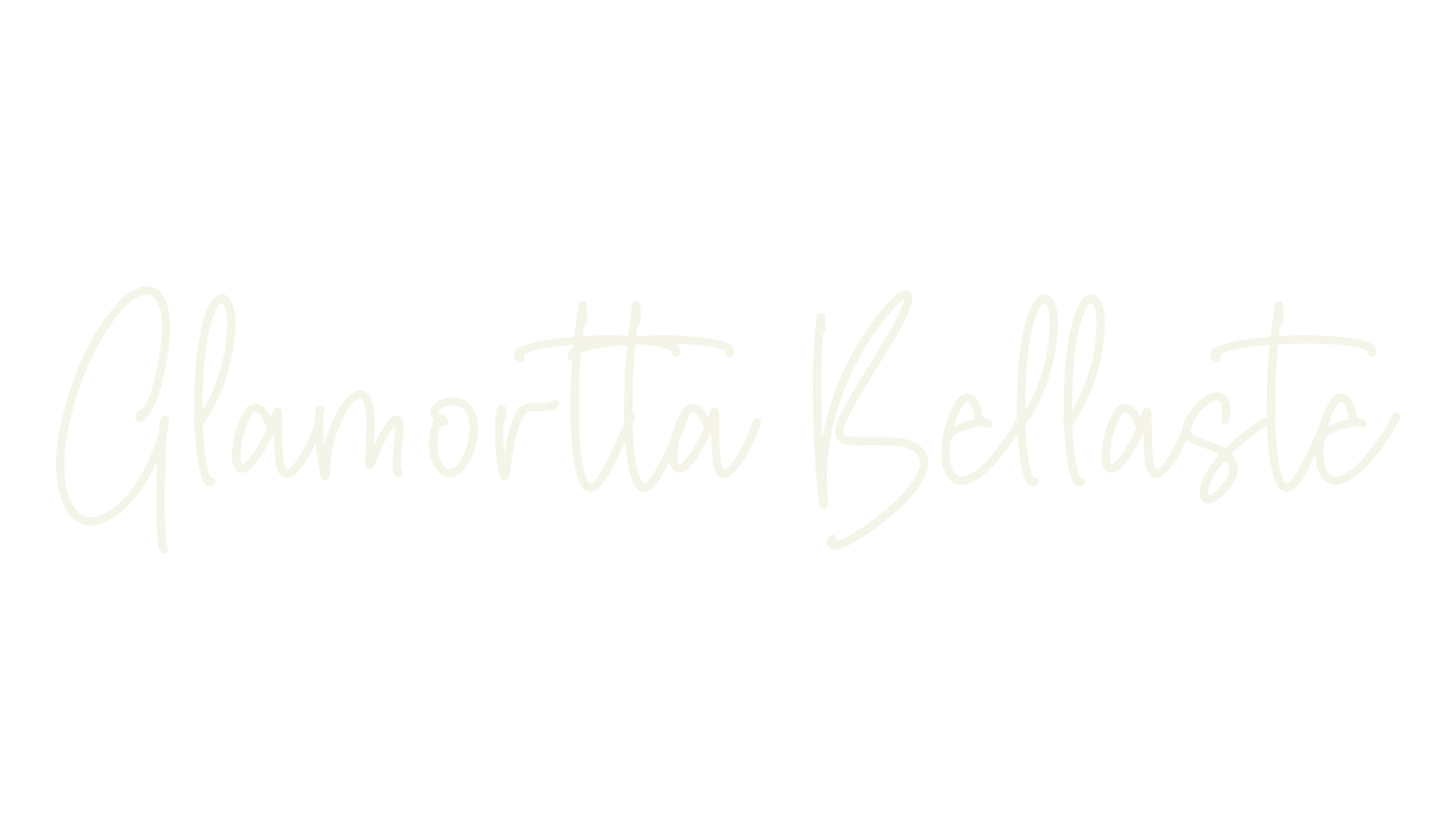 Glamortta Bellaste, lettering font preview