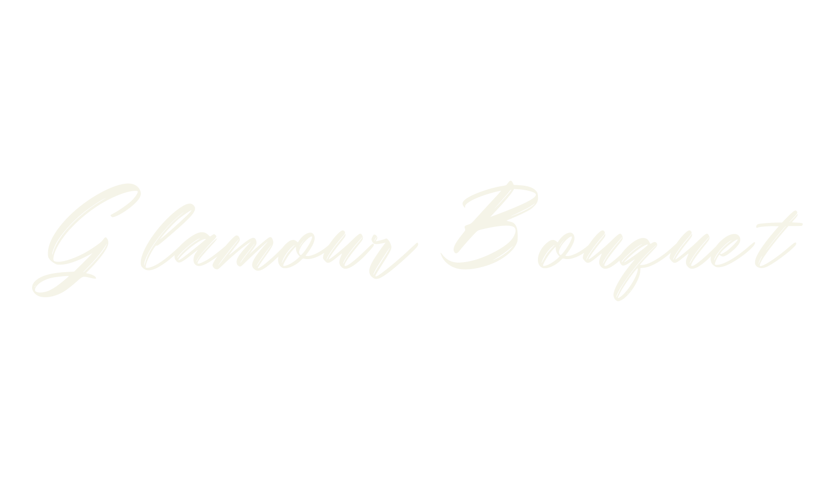 Glamour Bouquet, fancy font preview