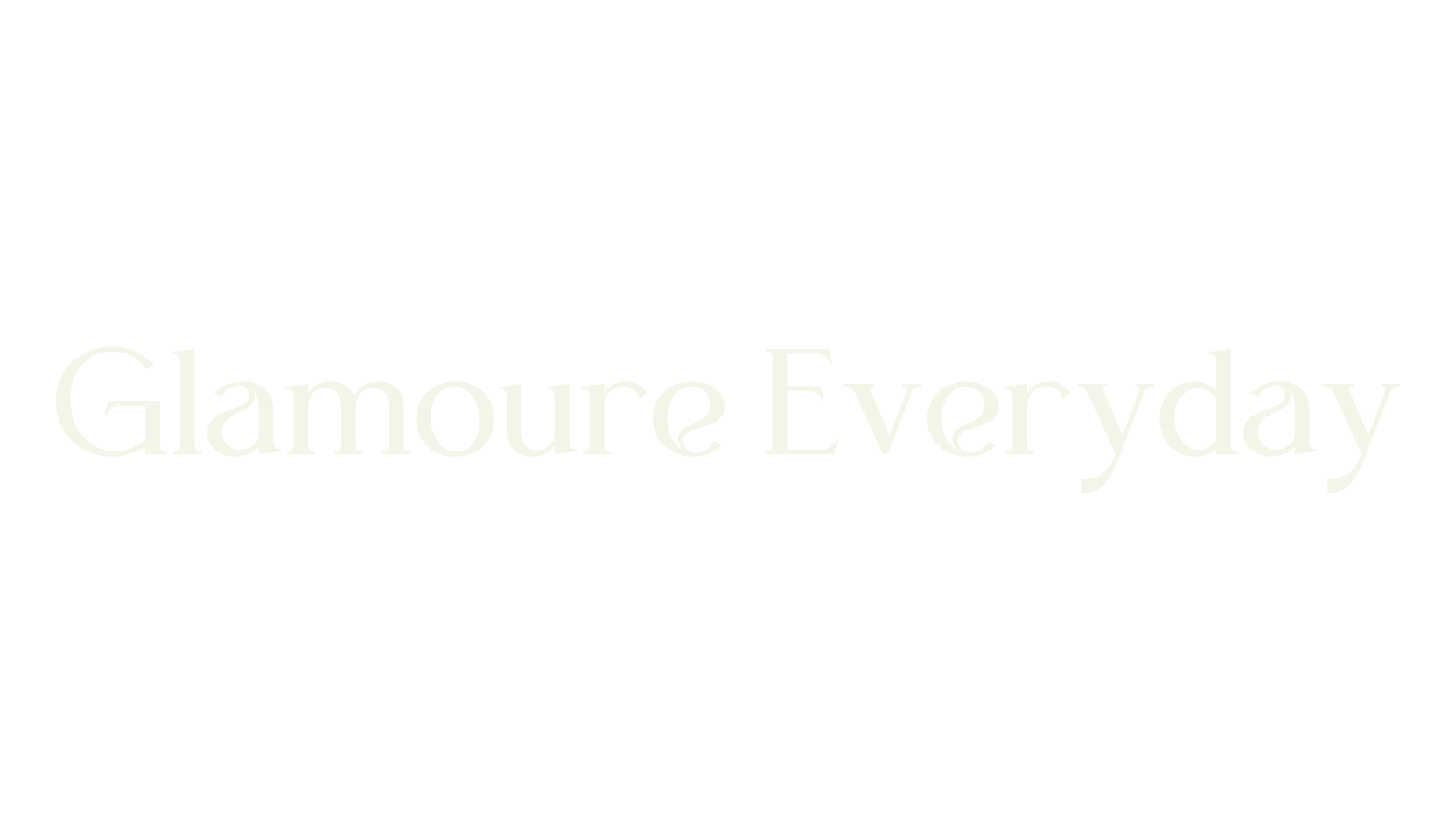 Glamoure Everyday, calligraphy font preview
