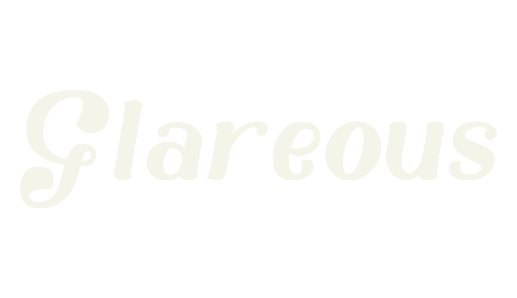 Glareous, display market font preview