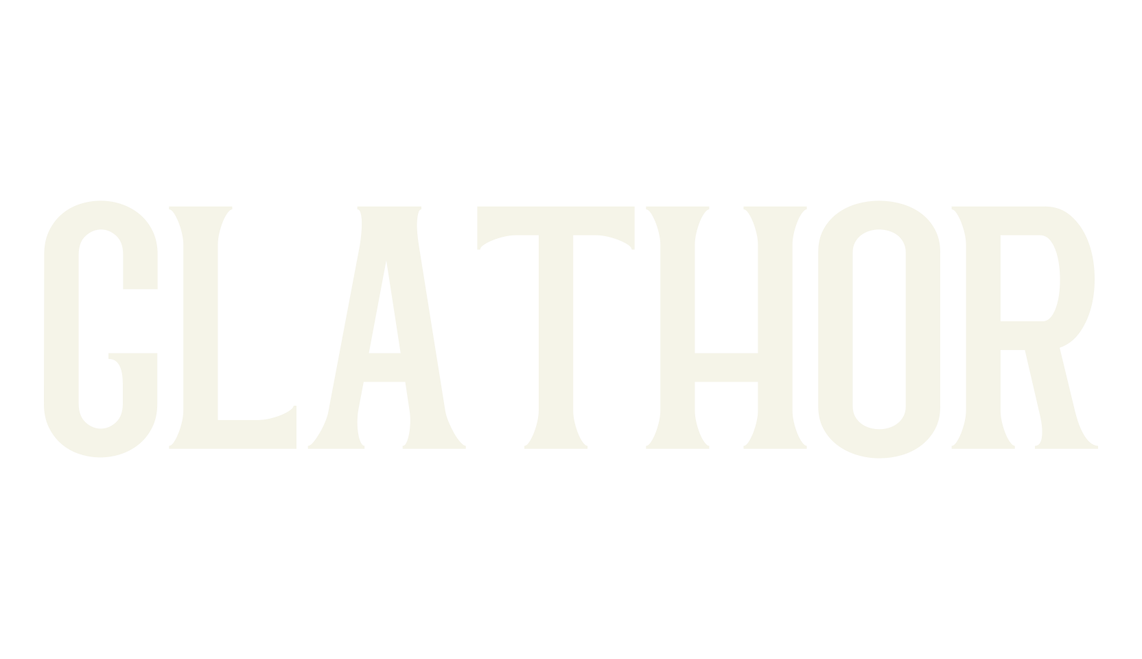 GLATHOR, gothic font preview