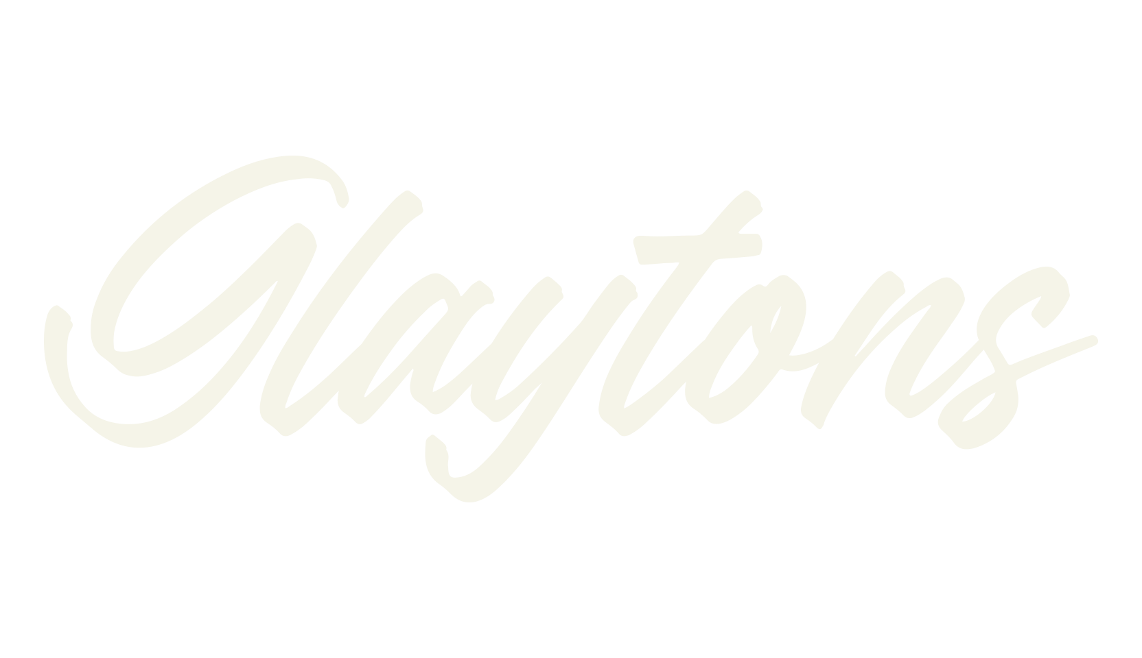 Glaytons, script font preview