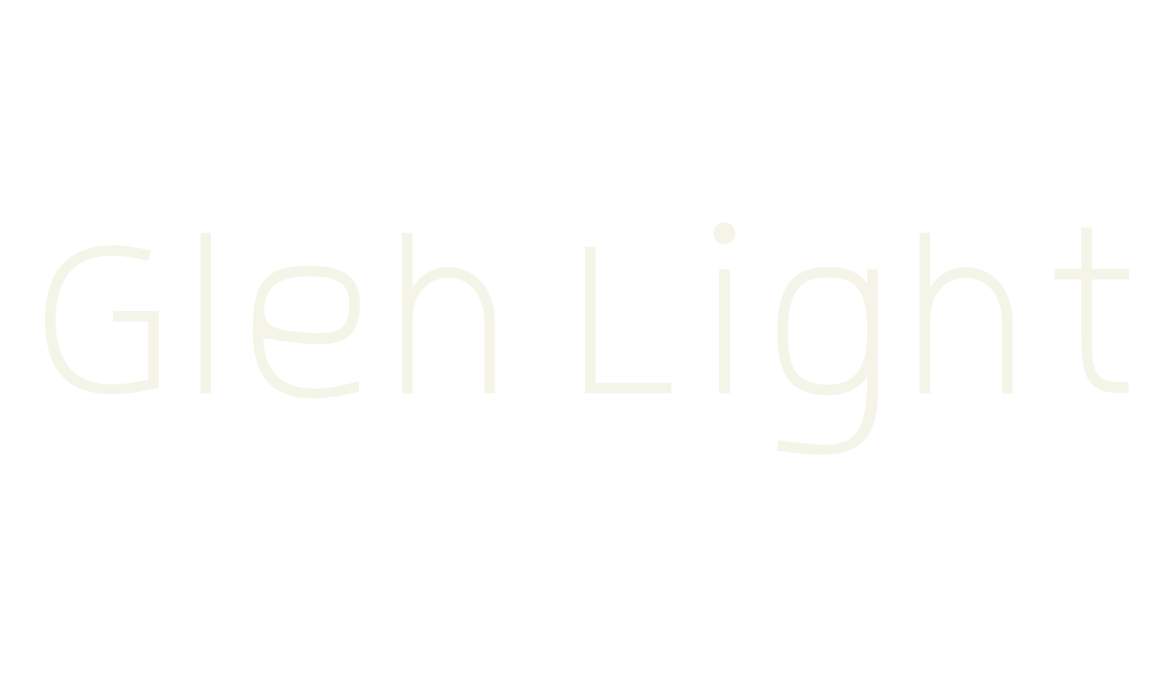 Gleh Light, sans serif font preview