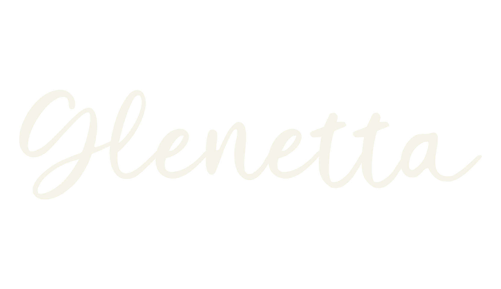 Glenetta, fancy font preview