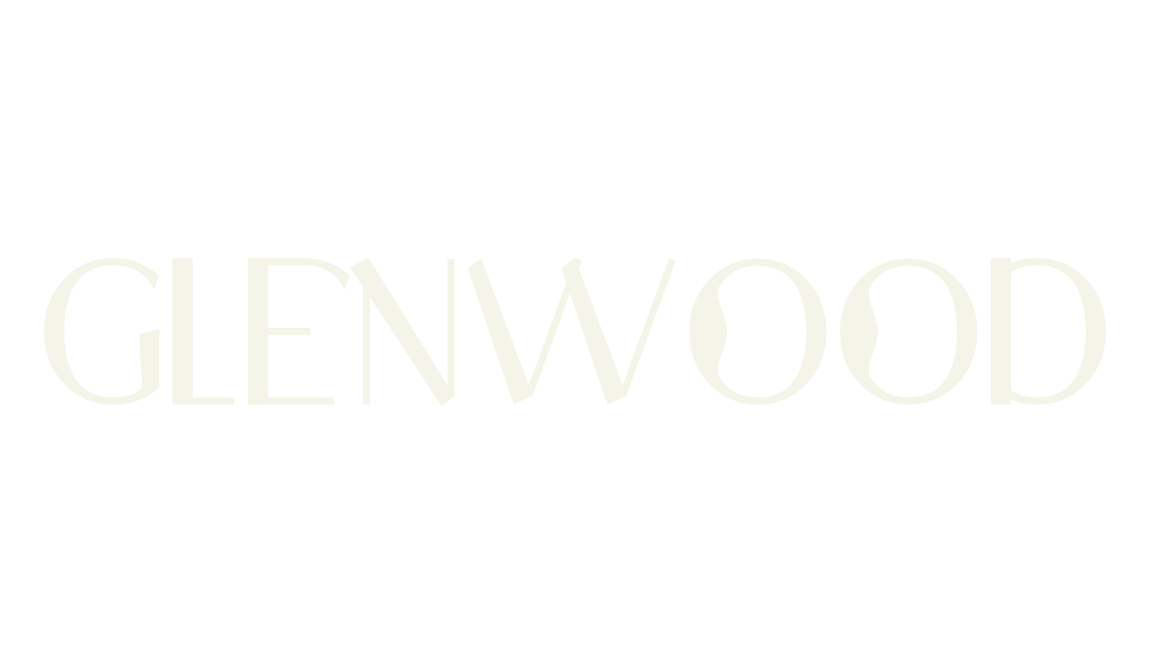 Glenwood, modern font preview