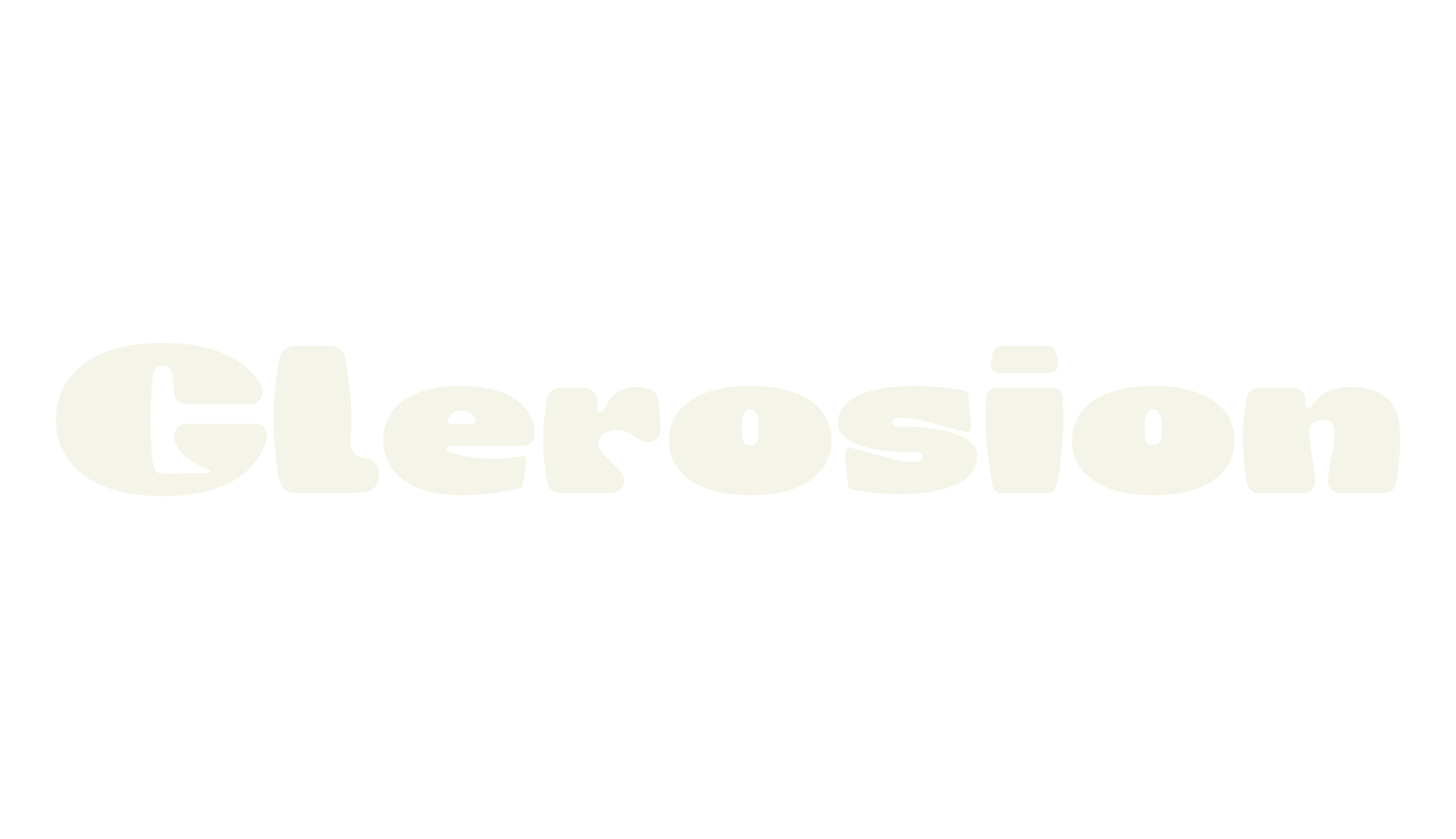 Glerosion, retro font preview
