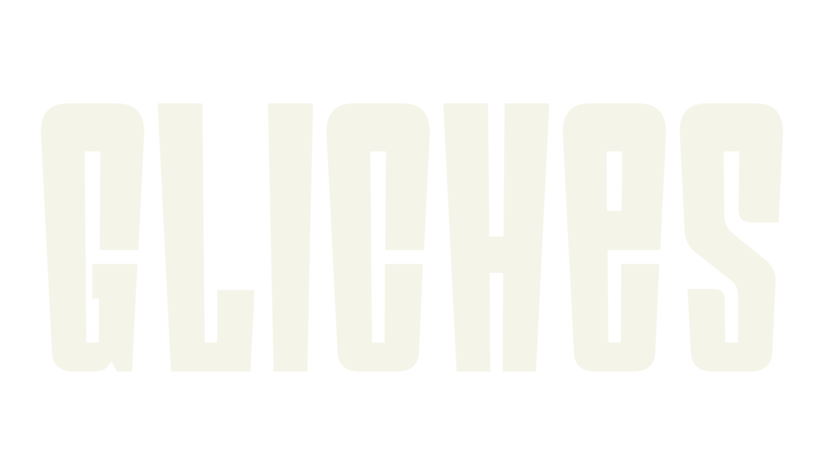 Gliches, cool font preview