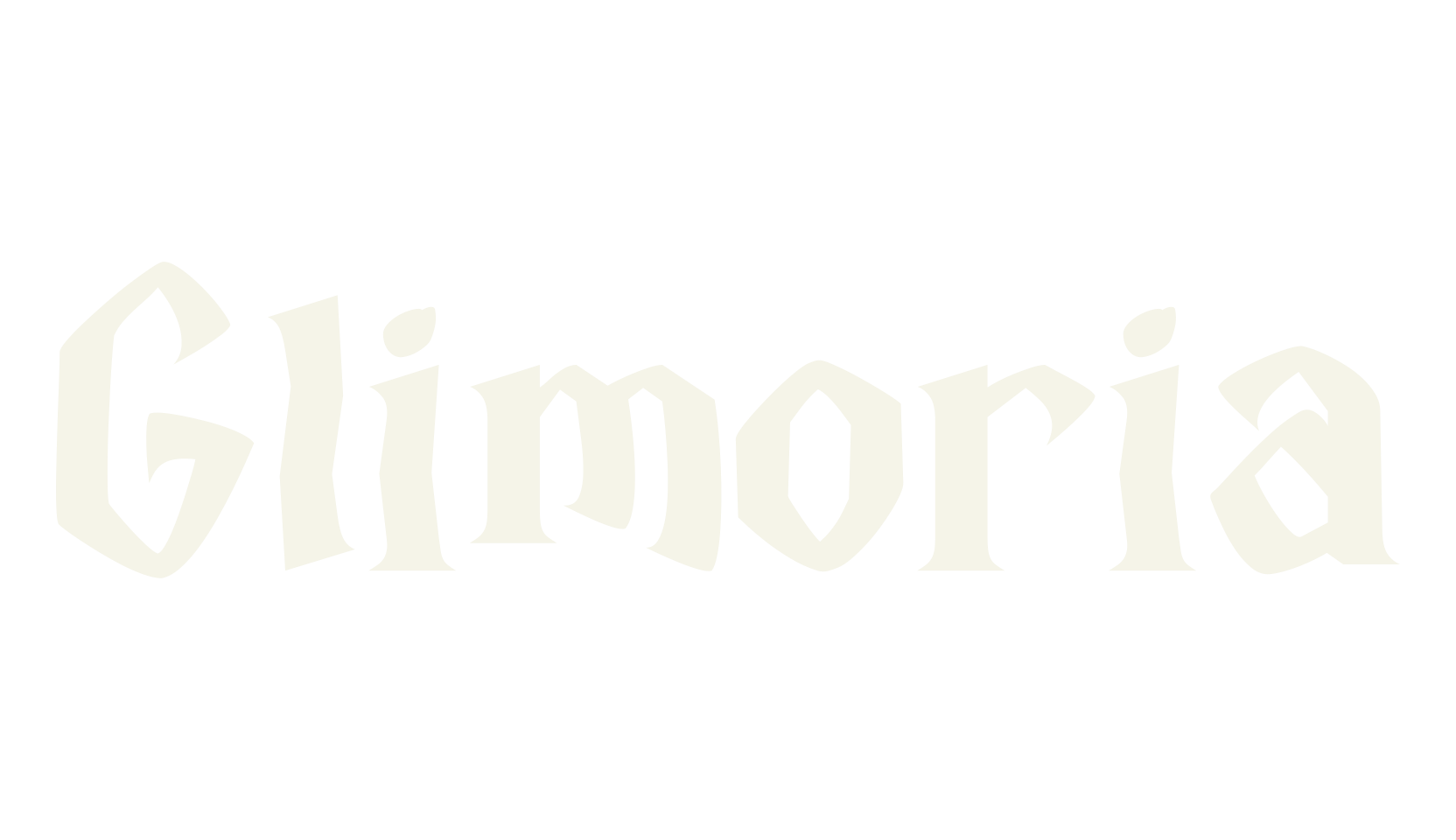 Glimoria, spooky font preview