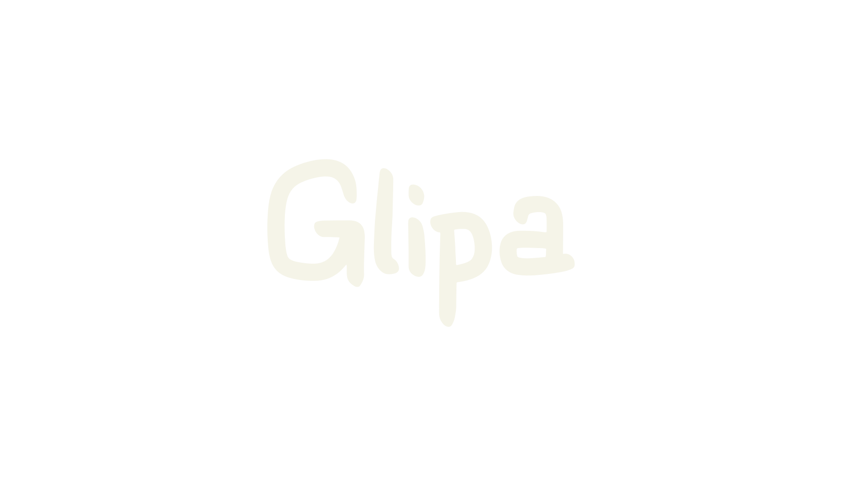 Glipa, typography font preview
