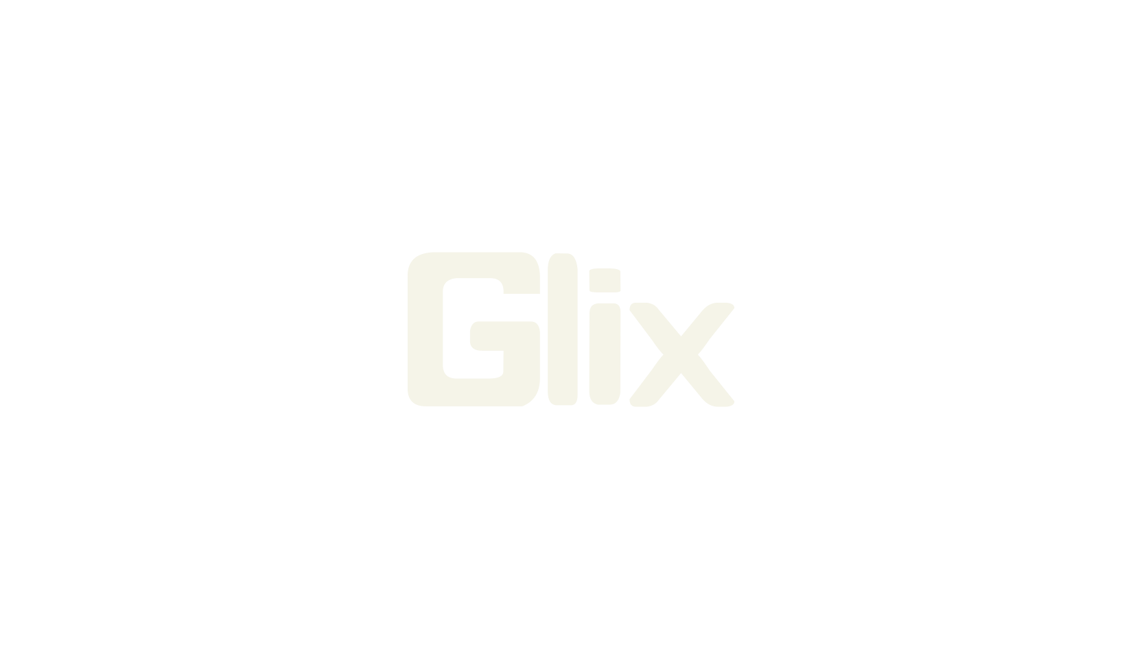 Glix, bizarre font preview