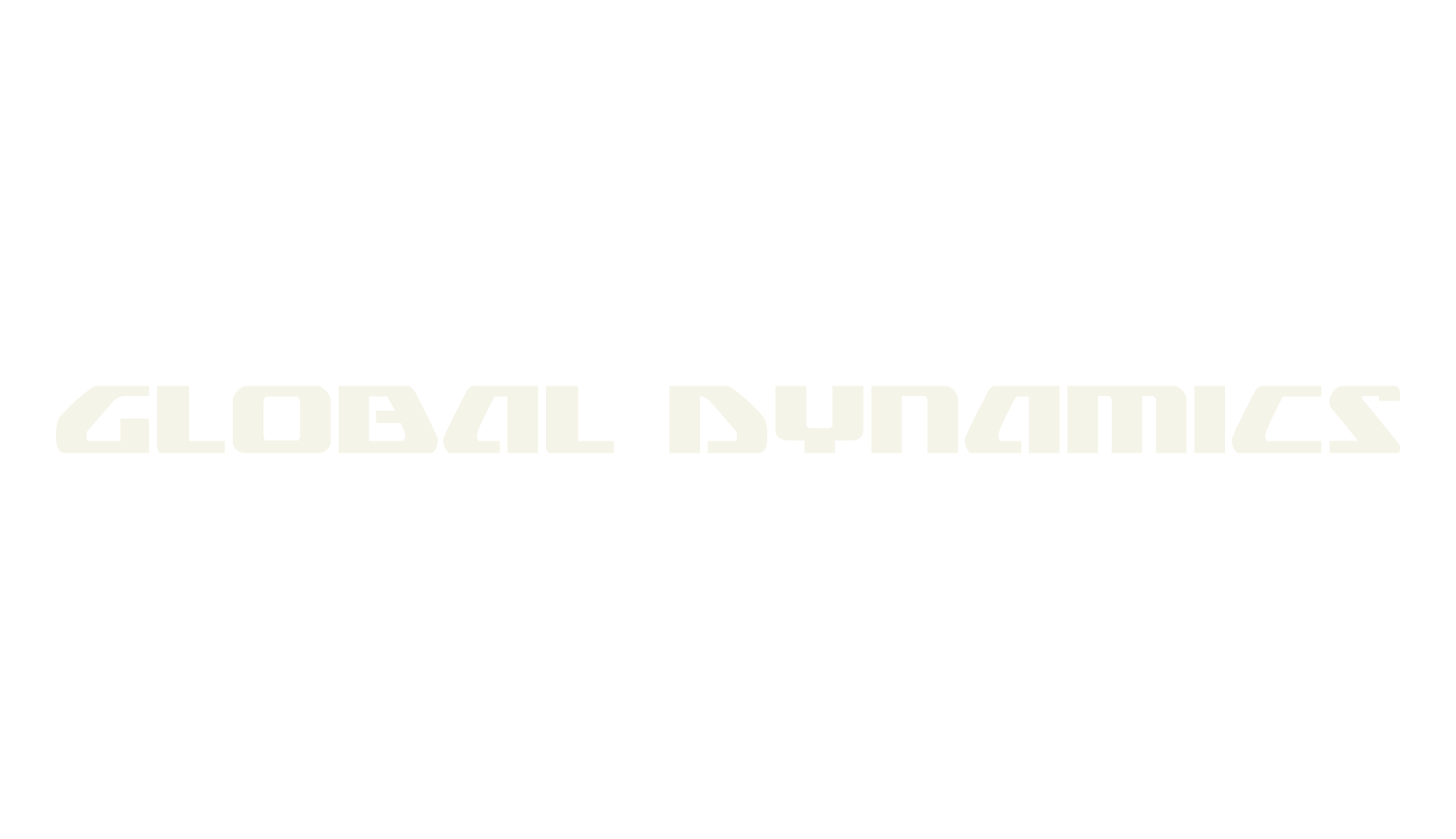 Global Dynamics, display market font preview