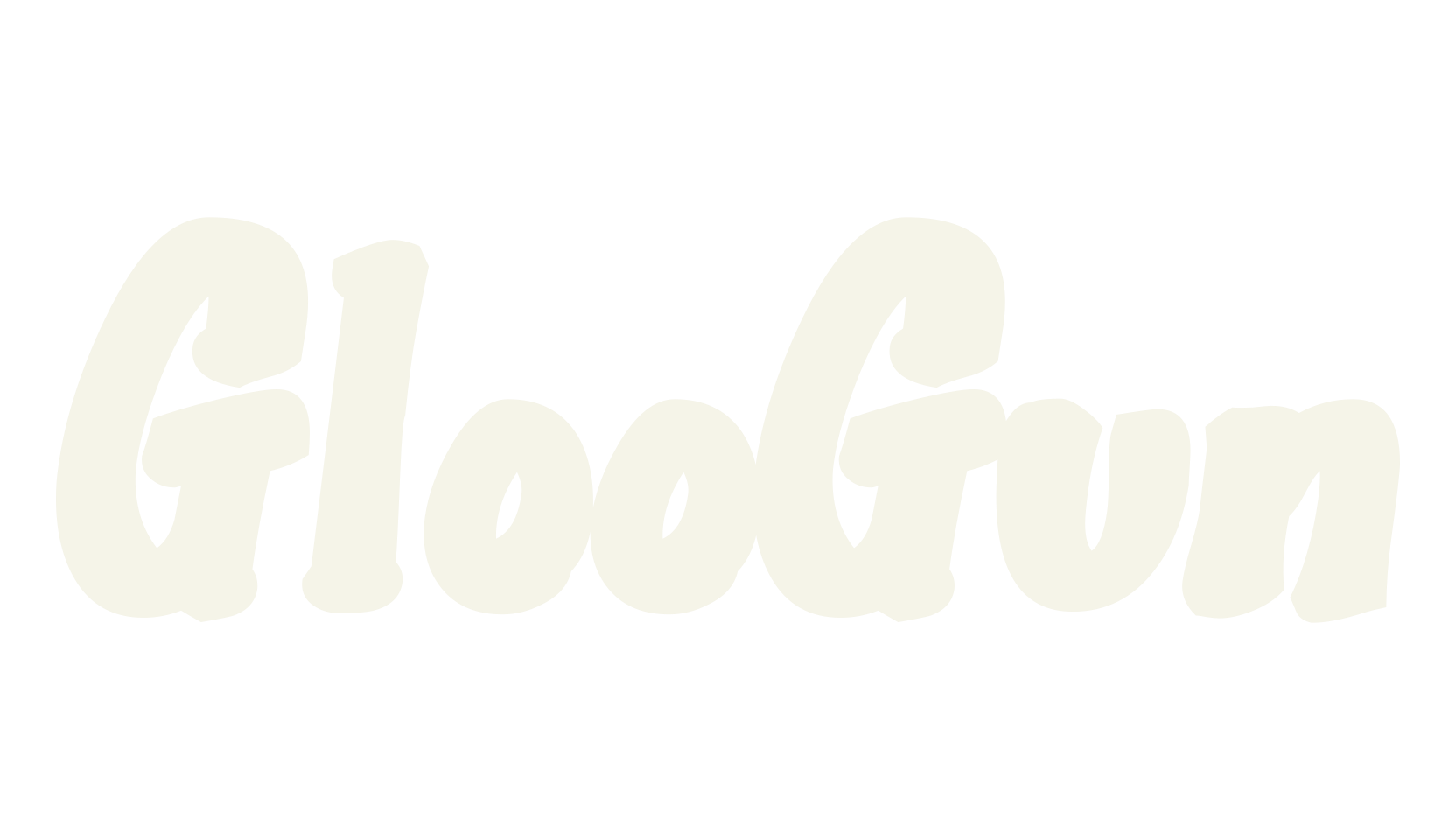GlooGun, handwritten font preview