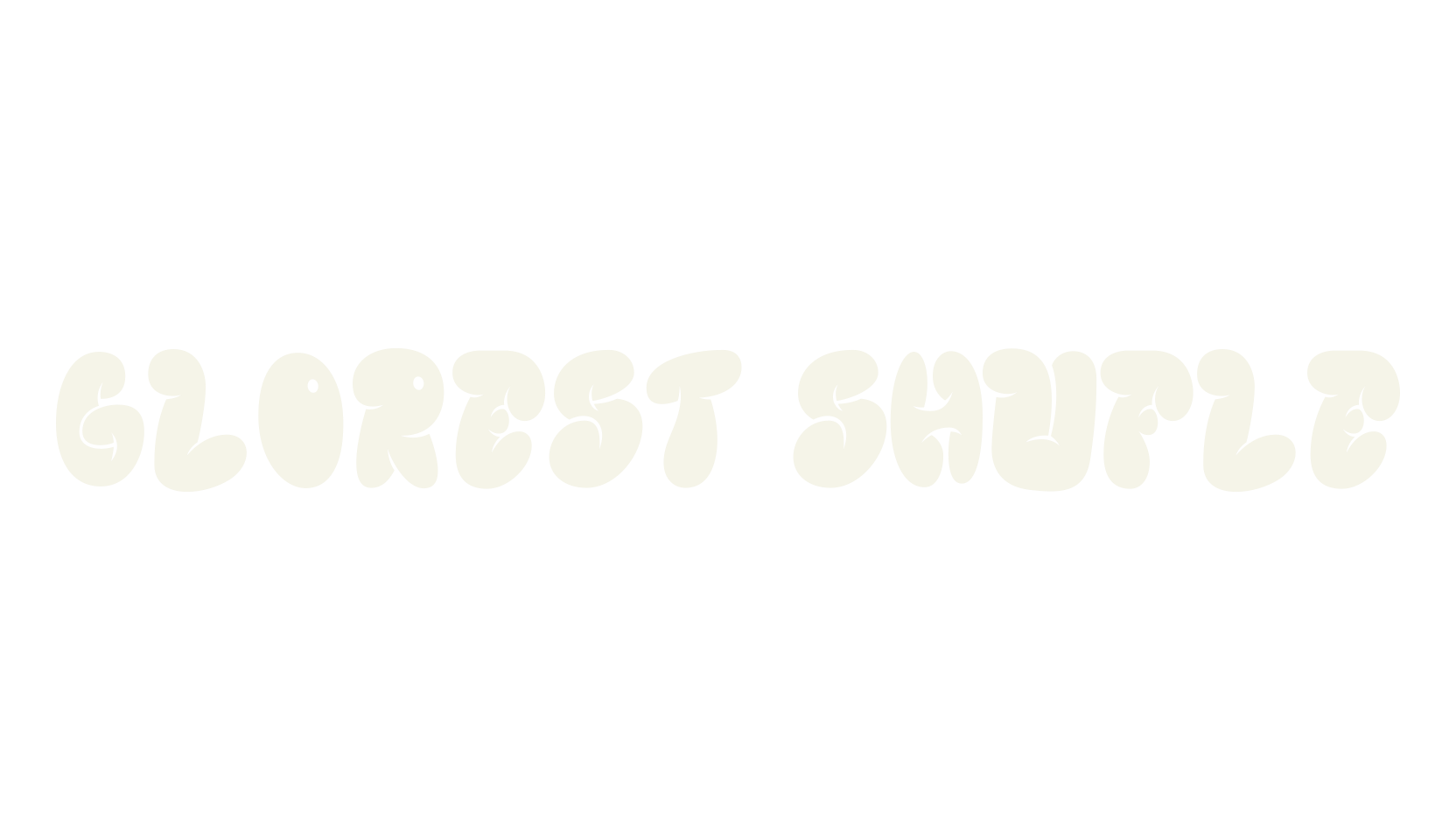GLOREST SHUFLE, serif font preview