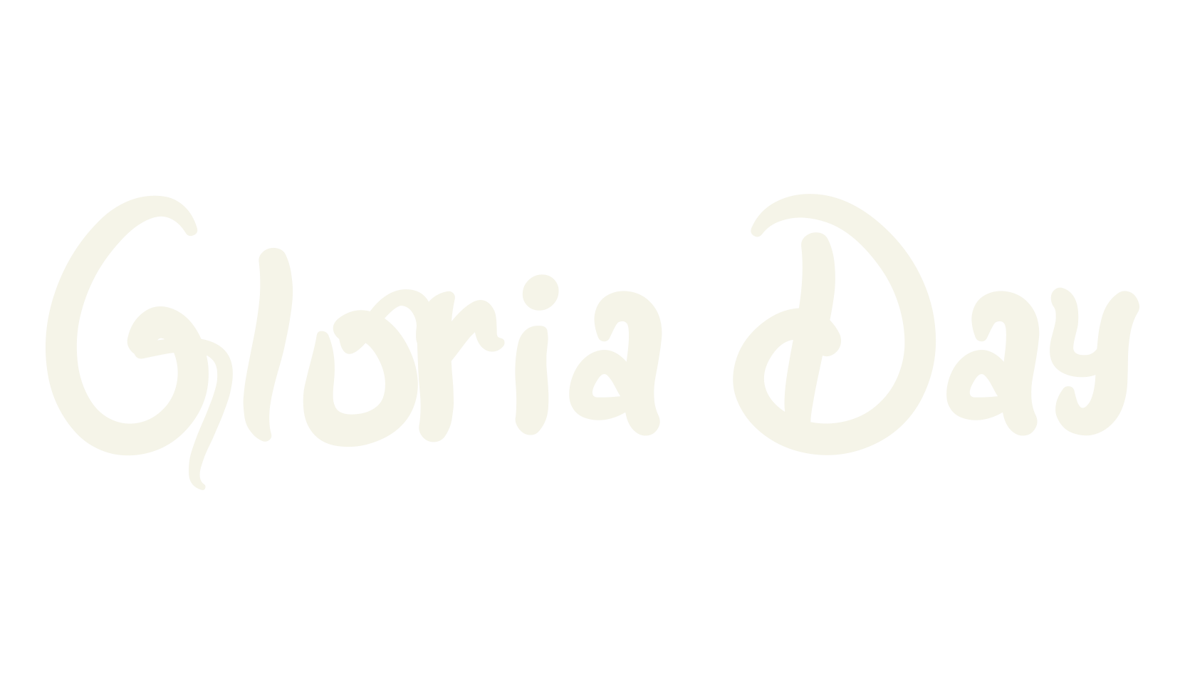 Gloria Day, cute font preview