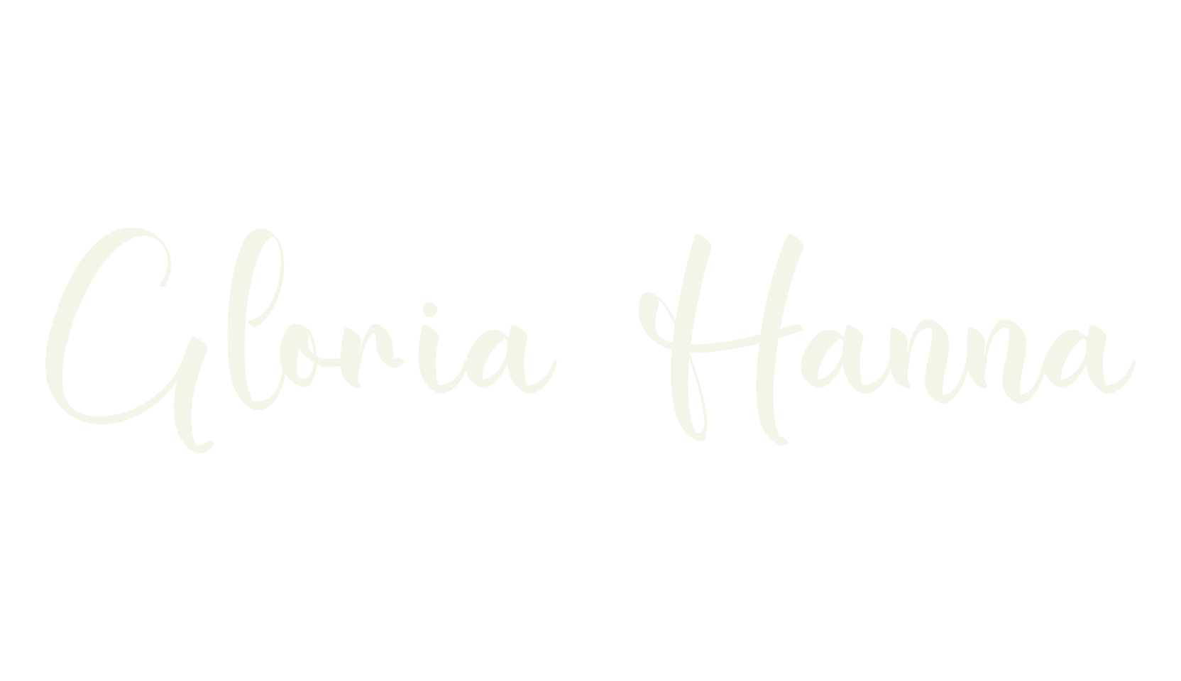 Gloria Hanna, calligraphy font preview