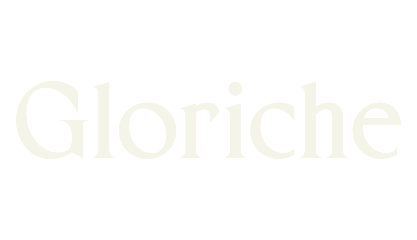 Gloriche, serif font preview