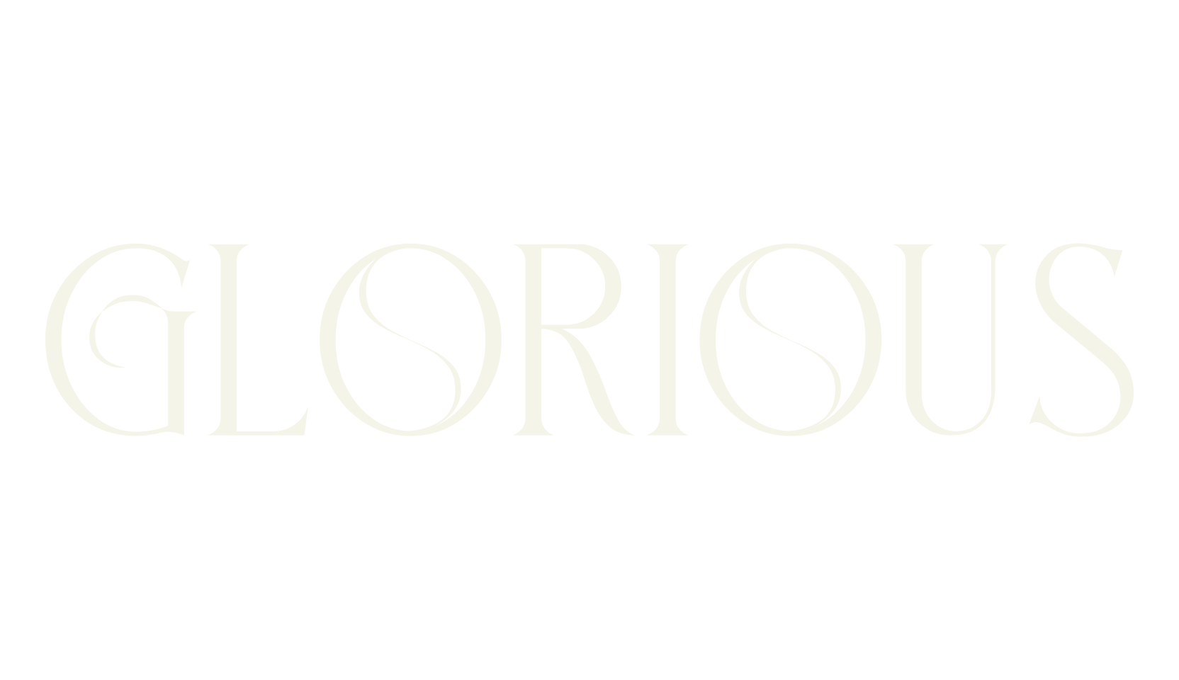 GLORIOUS, serif font preview