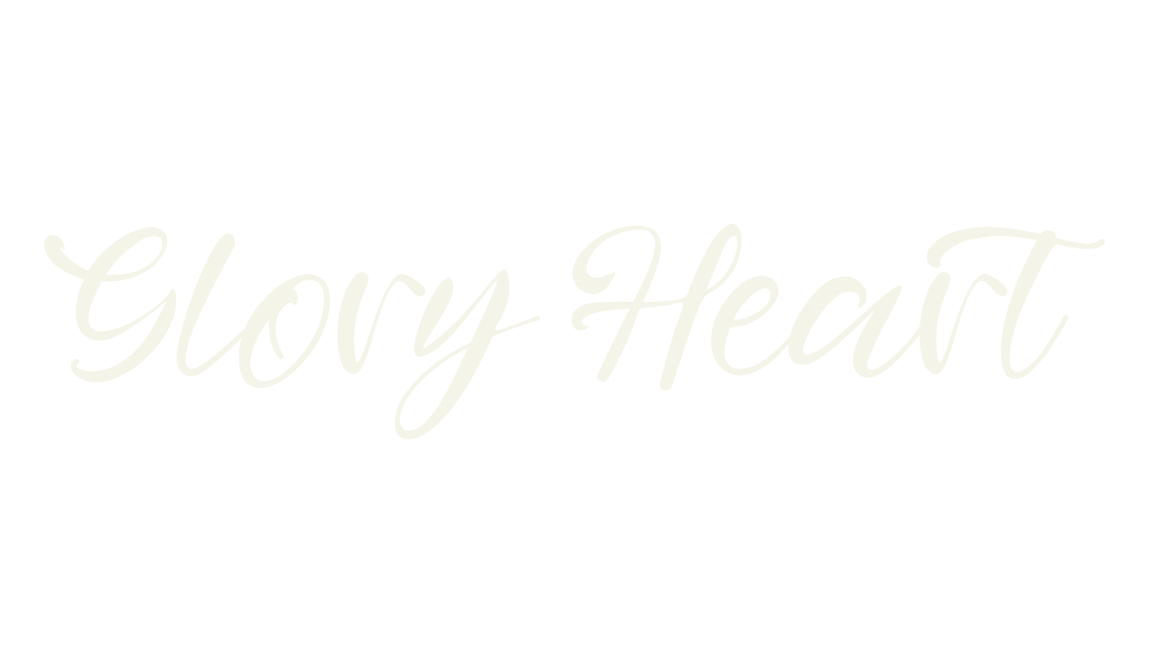 Glory Heart, fashion script font preview
