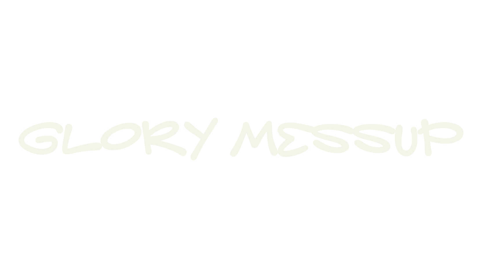 Glory Messup, tech font preview