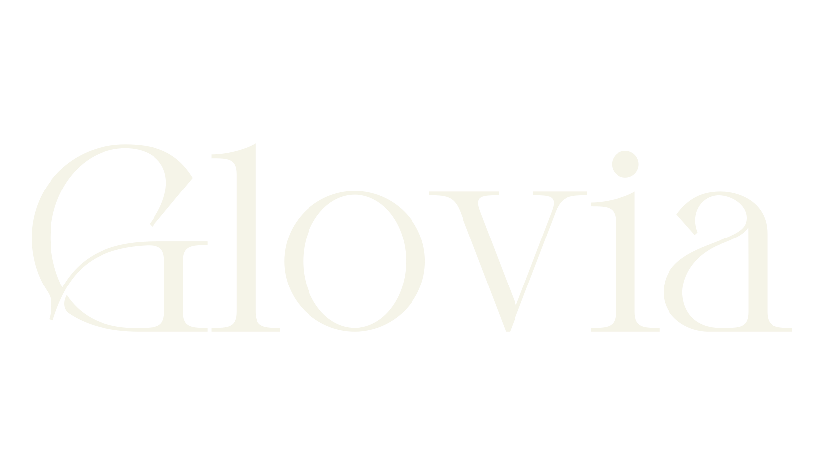 Glovia, typewriter font preview