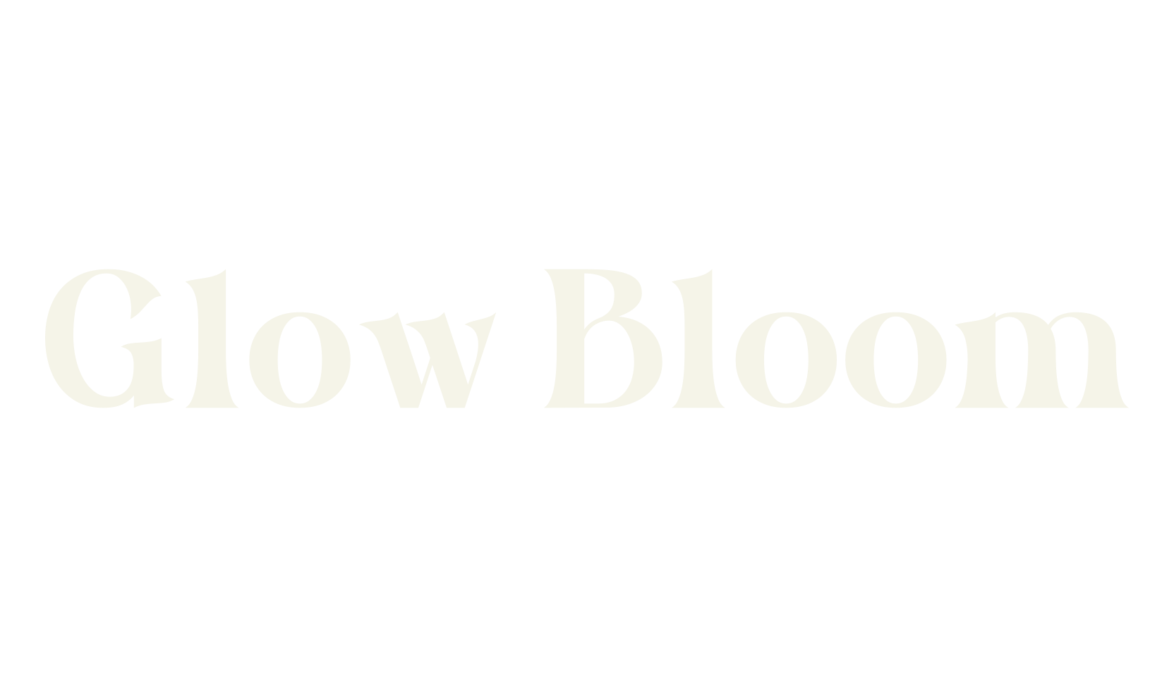 Glow Bloom, sans serif font preview