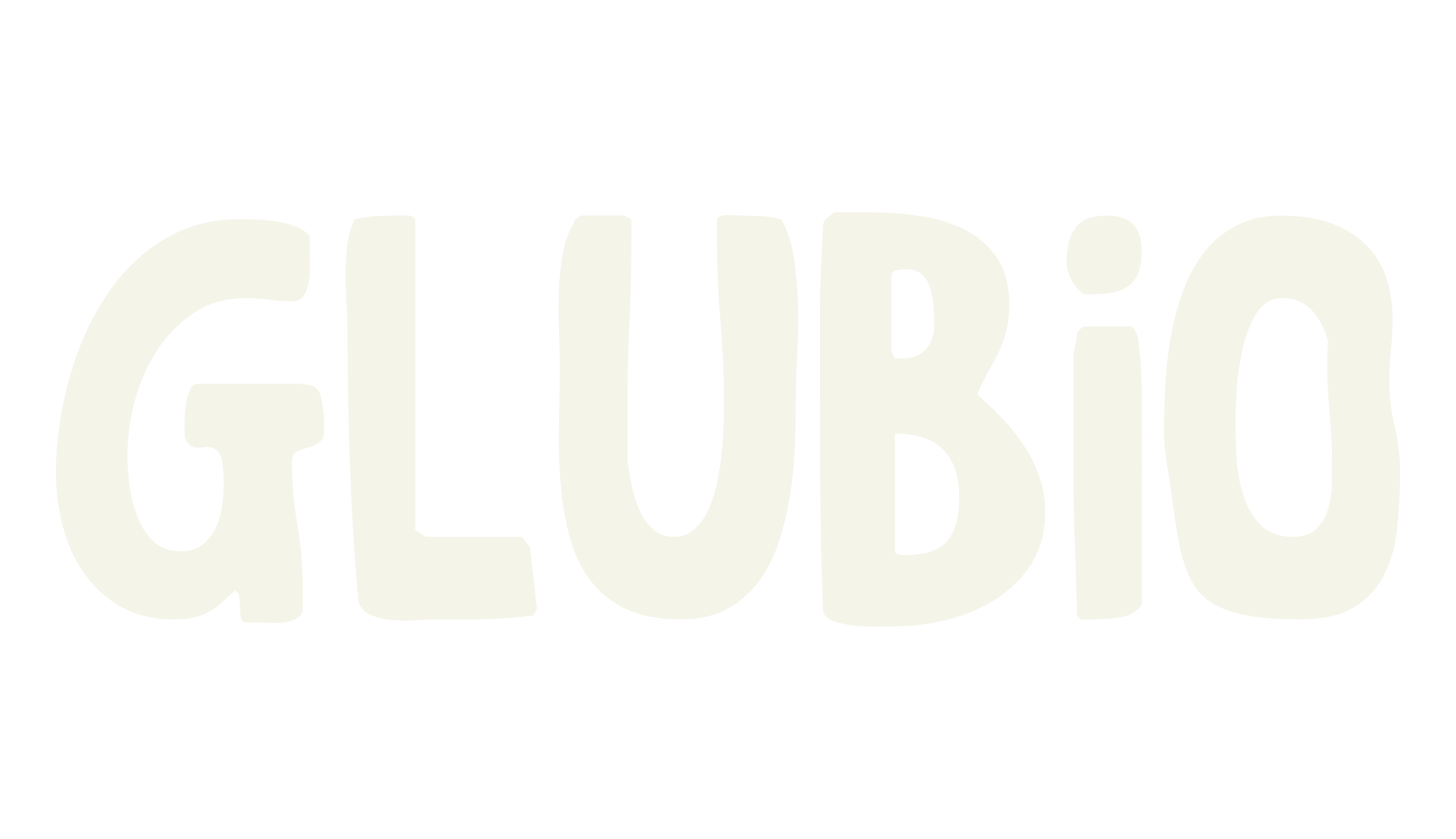 GLUBIO, fun font preview