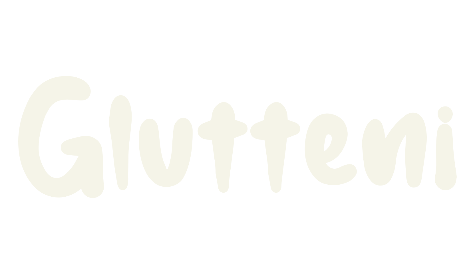 Glutteni, cute font preview
