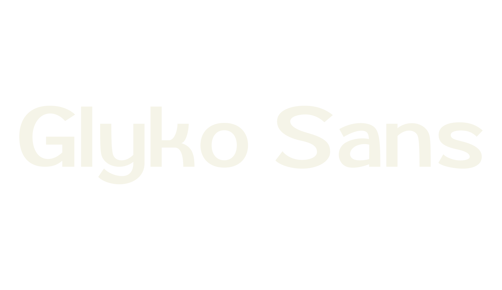 Glyko Sans, typography font preview