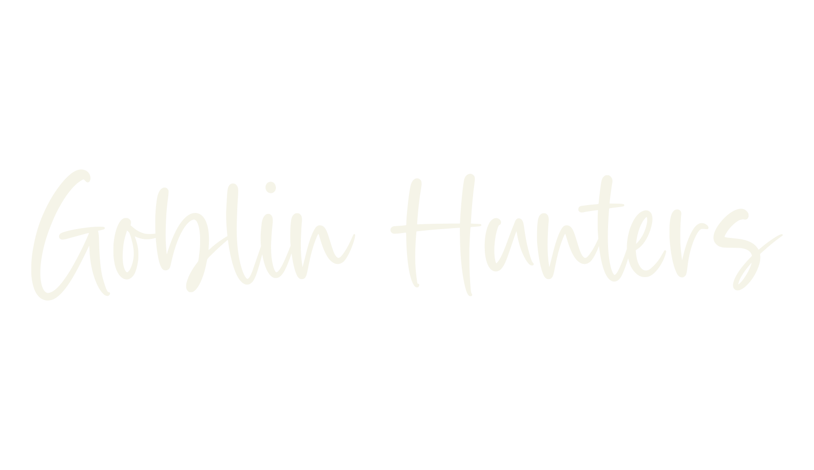 Goblin Hunters, fashion script font preview