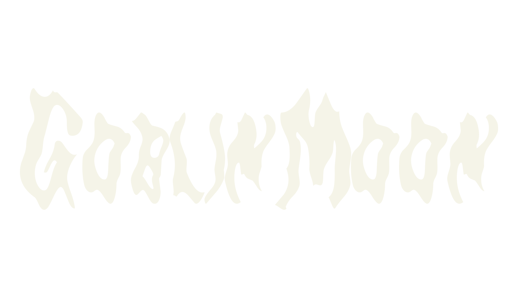 GoblinMoon, wavy font preview