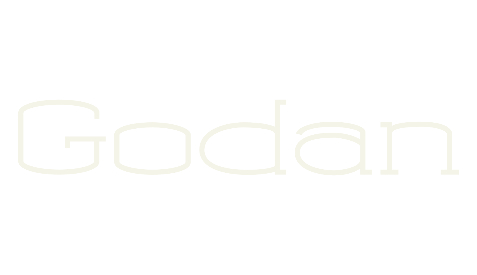 Godan, thin font preview