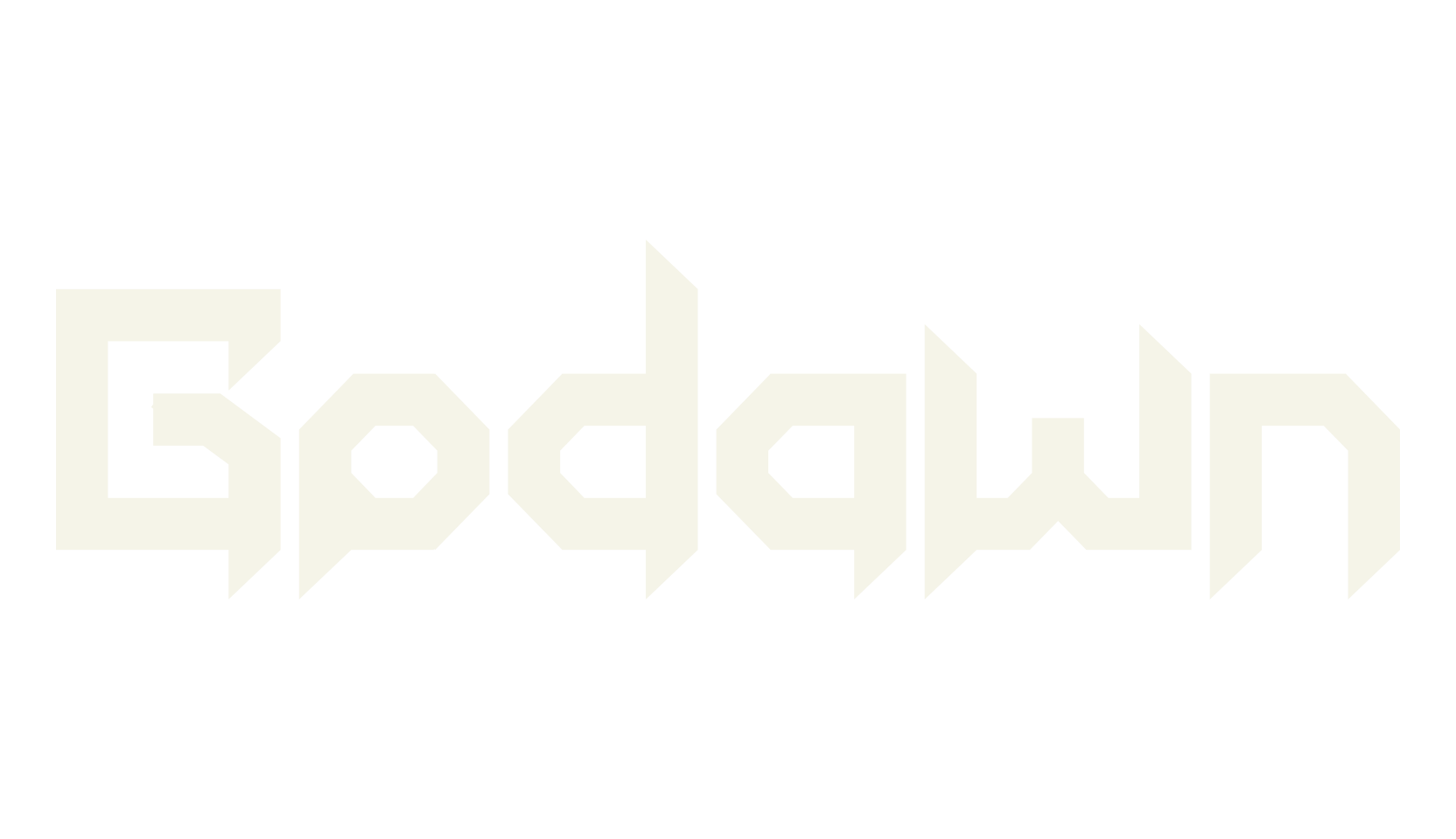 Godawn, cyberpunk font preview