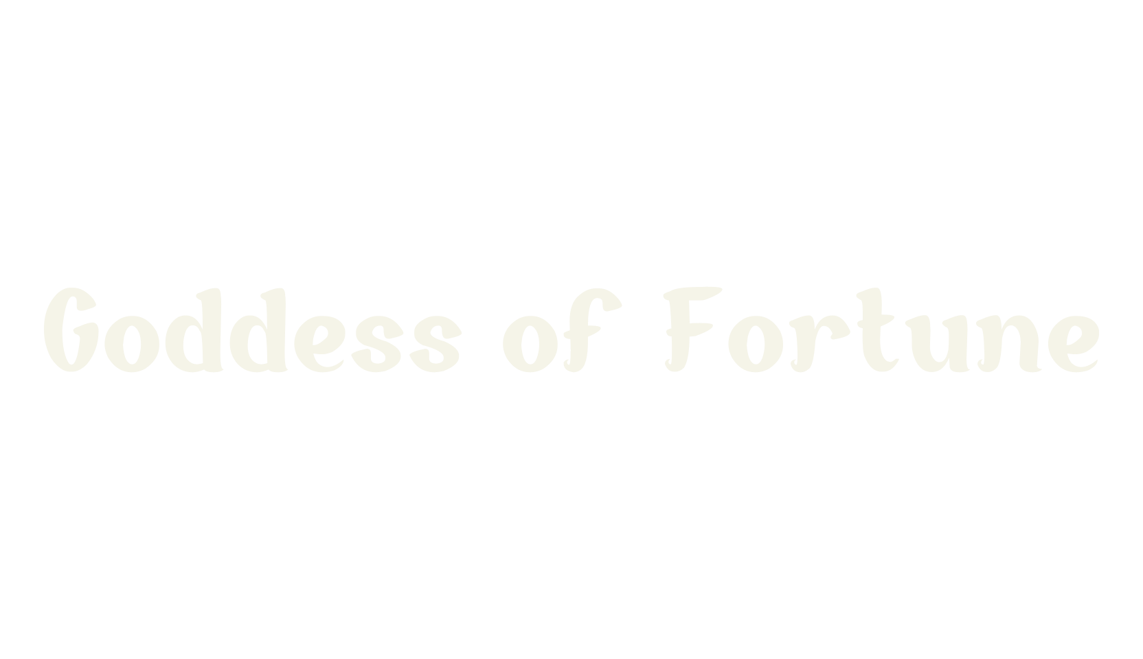 Goddess of Fortune, fashion script font preview