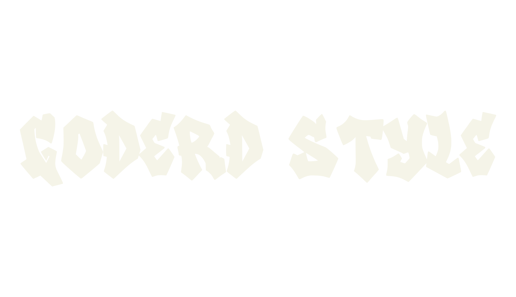 Goderd Style, graffiti font preview