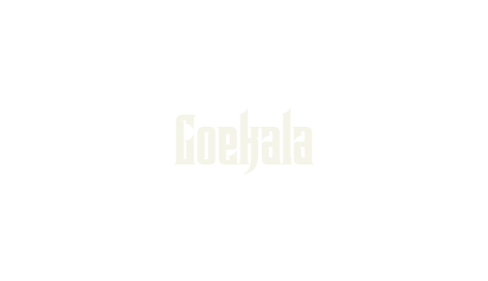 Goekala, bold font preview
