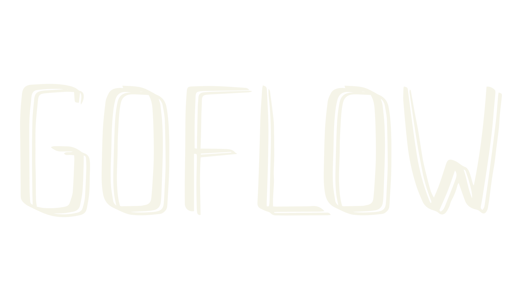 GOFLOW, street font preview