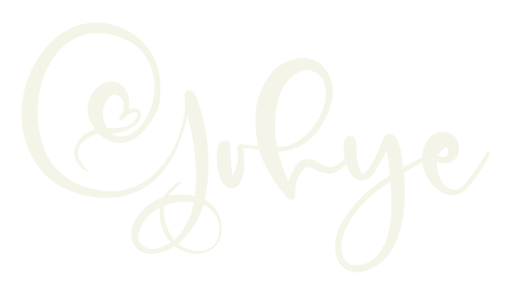 Gohye, script font preview