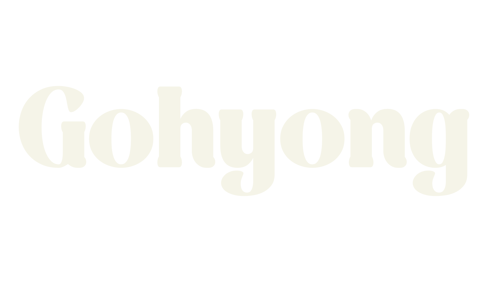Gohyong, bold font preview