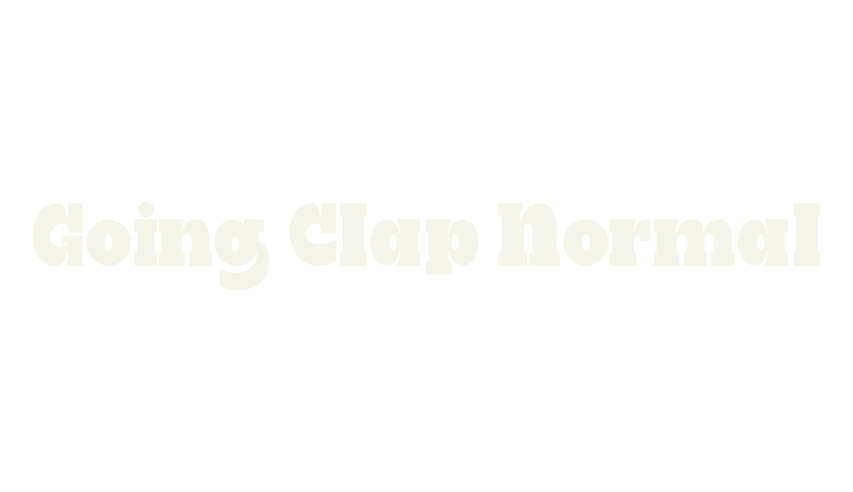 Going Clap Normal, cartoon font preview