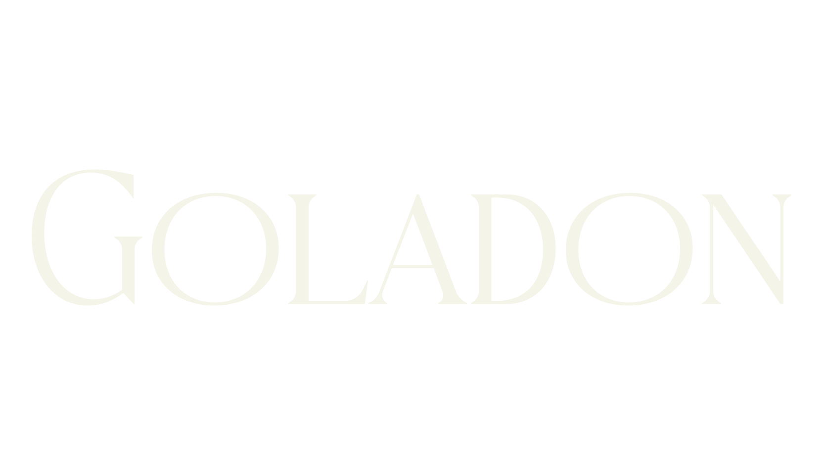 Goladon, serif font preview