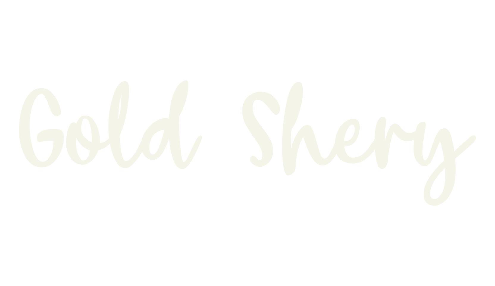 Gold Shery, cricut font preview